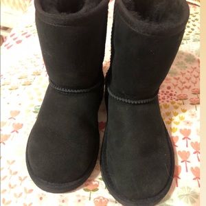 UGG boots black girl size 12